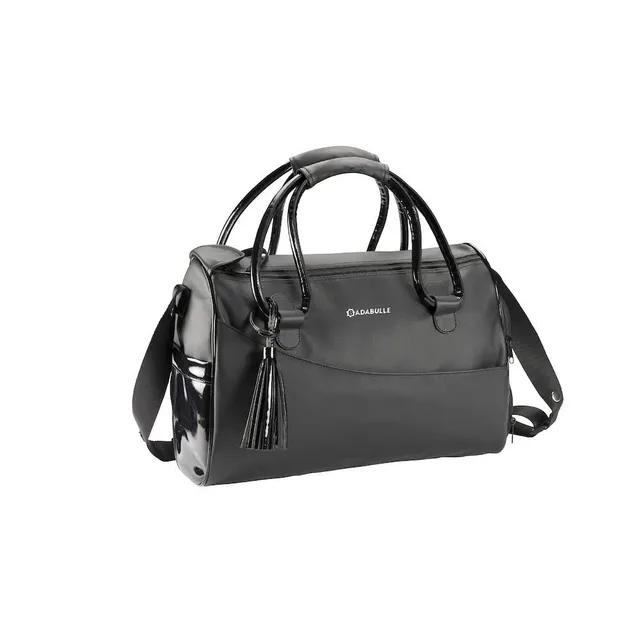 badabulle-glossy-wickeltasche-schwarz-stilvolle-babytasche-im-lederhandtaschen-l image 1