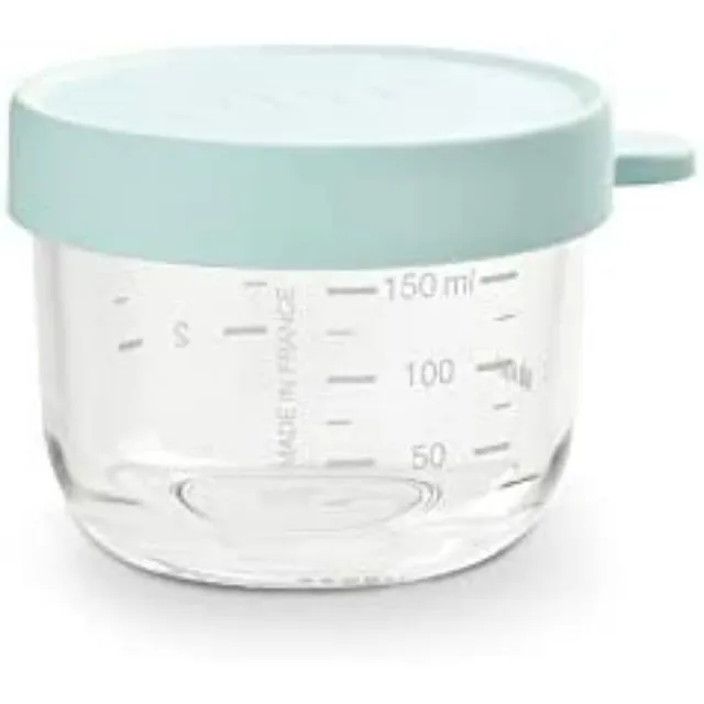 b-aba-aufbewahrungsbeh-lter-glas-150-ml-hitzebest-ndiger-breiglasbeh-lter-mit-he image 1