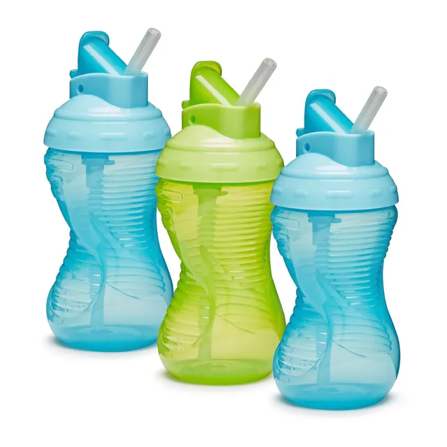 munchkin-mighty-grip-trinkbecher-3er-pack-strohhalmbecher-296-ml-auslaufsicher-b image 1