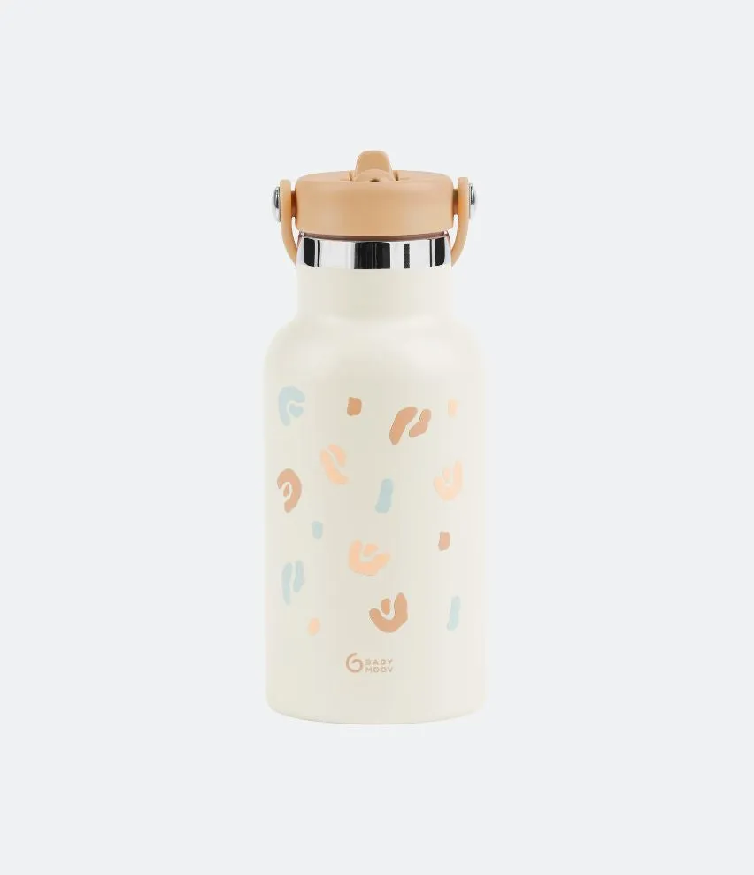 babymoov-little-explorer-edelstahl-trinkflasche-350-ml-mit-trinkhalm-isolierte-k image 1