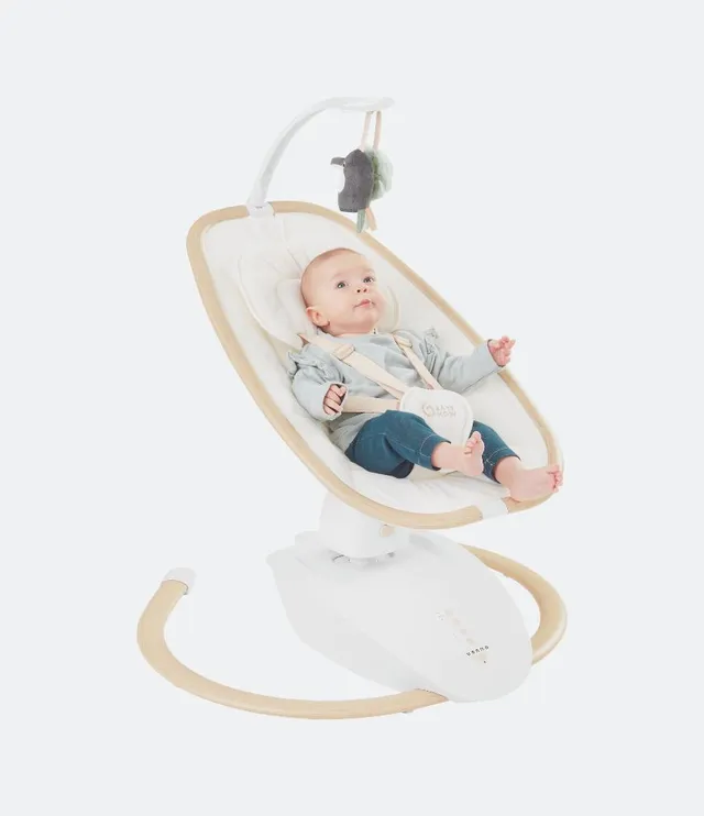 babymoov-swoon-hoop-elektrische-babyschaukel-5-schaukelbewegungen-holz-design-ti image 1