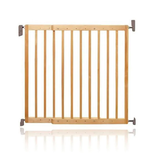 lindam-by-munchkin-wall-fix-ausziehbares-holz-treppenschutzgitter-birkenholz-64- image 1