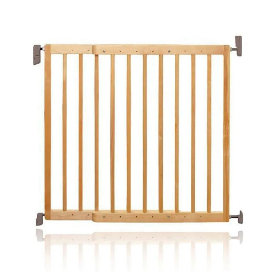 lindam-by-munchkin-wall-fix-ausziehbares-holz-treppenschutzgitter-birkenholz-64- image 1