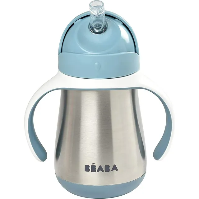 b-aba-trinklernbecher-2-in-1-mit-strohhalm-250-ml-edelstahl-100-auslaufsicher-ab image 1
