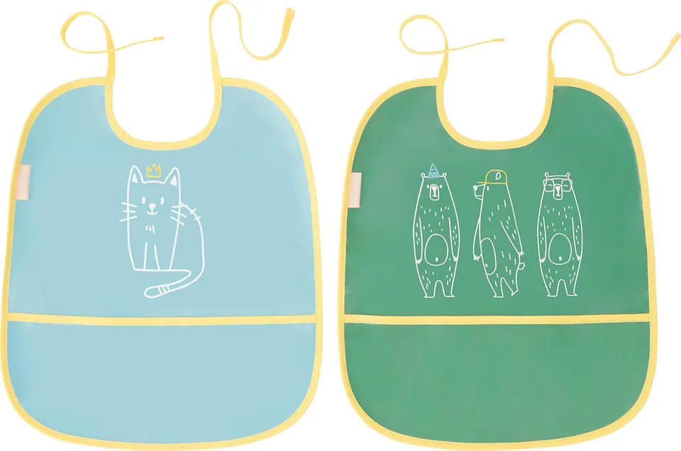 badabulle-l-tzchen-2er-set-wasserfeste-babyl-tzchen-mit-auffangtasche-verstellba image 1