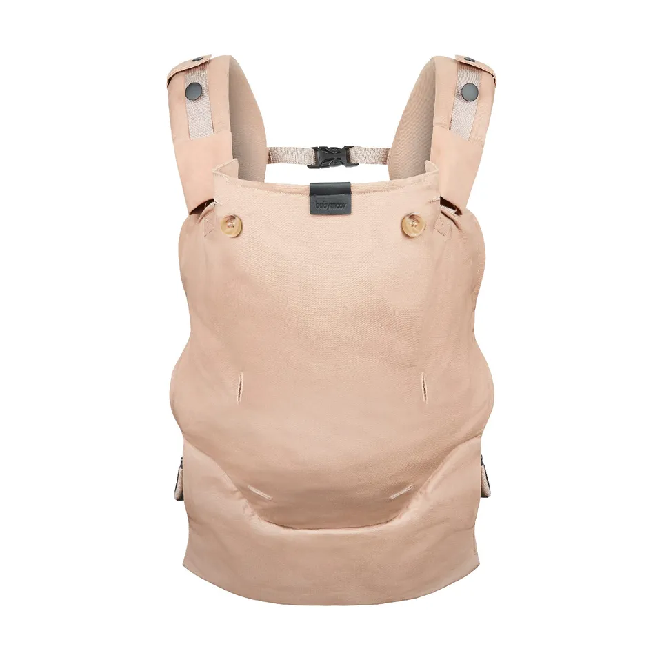 babymoov-babytrage-moov-boost-hazelnut-beige-ergonomische-2-in-1-trage-und-sitze image 1