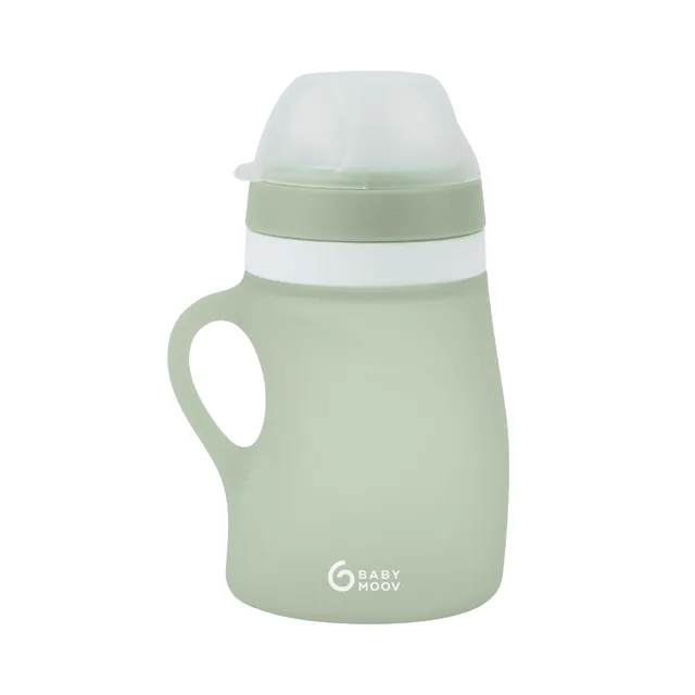 babymoov-silikon-trinklernflasche-150-ml-kinder-trinkflasche-mit-2-saugern-ausla image 1