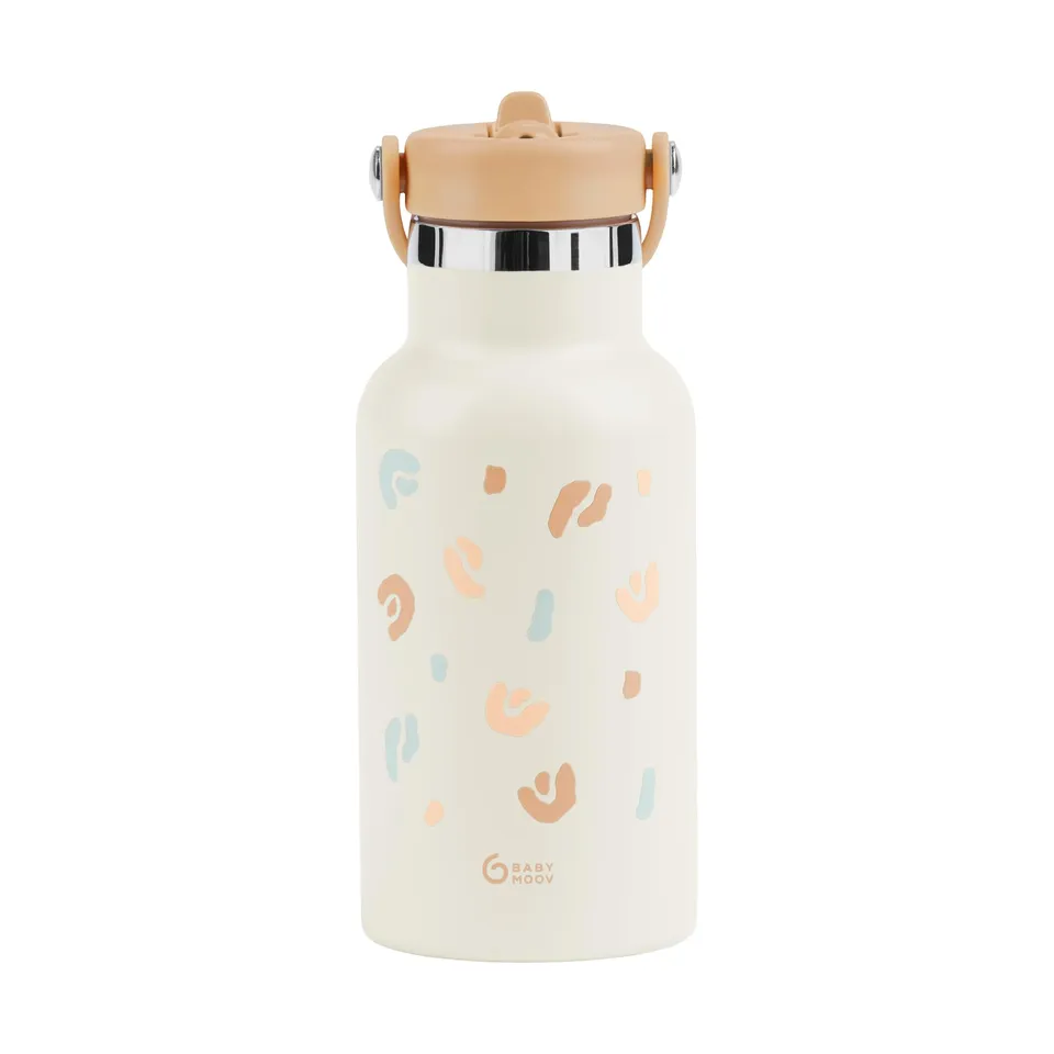 babymoov-little-explorer-edelstahl-trinkflasche-kinder-350-ml-ivory-isoliert-mit image 1