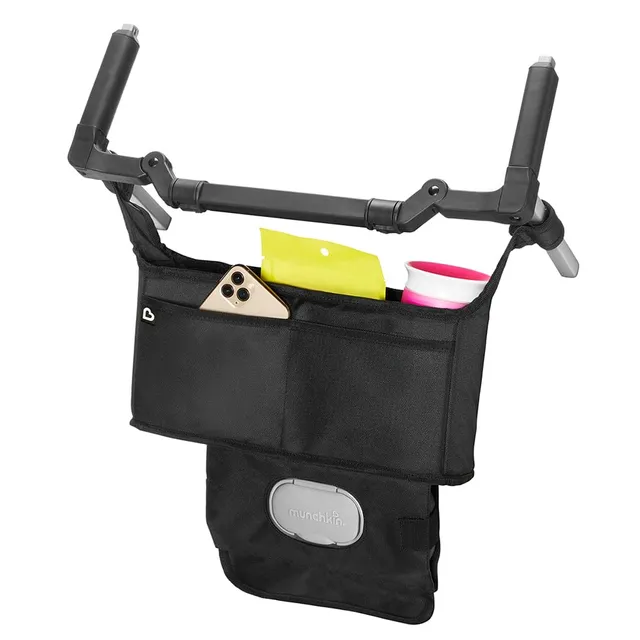 munchkin-kinderwagen-organizer-mit-2-tassenhaltern-universal-fit-mit-rutschfeste image 1