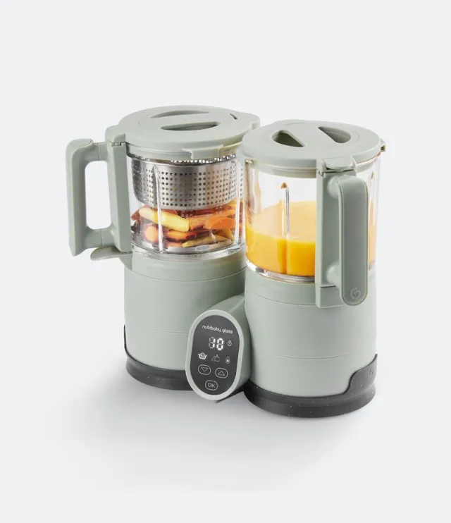 babymoov-nutribaby-glass-babynahrungszubereiter-4-in-1-dampfgaren-mixen-auftauen image 1