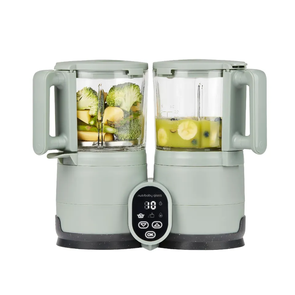 babymoov-nutribaby-glass-green-celadon-babynahrungszubereiter-4-in-1-dampfgarer- image 1