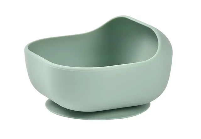 b-aba-saugnapf-schale-aus-100-silikon-rutschfest-mikrowellengeeignet-salbeigr-n image 1