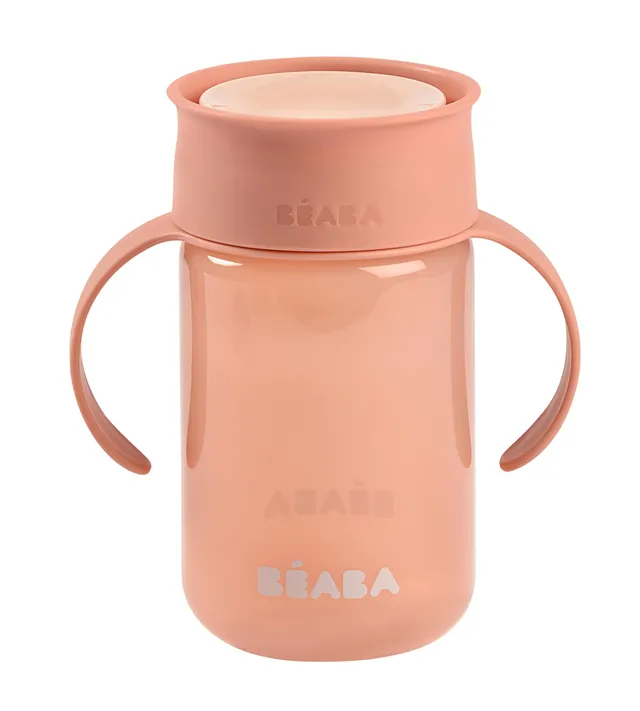 b-aba-360-lernbecher-mit-anti-tropf-scheibe-340-ml-rosa-ab-12-monaten image 1