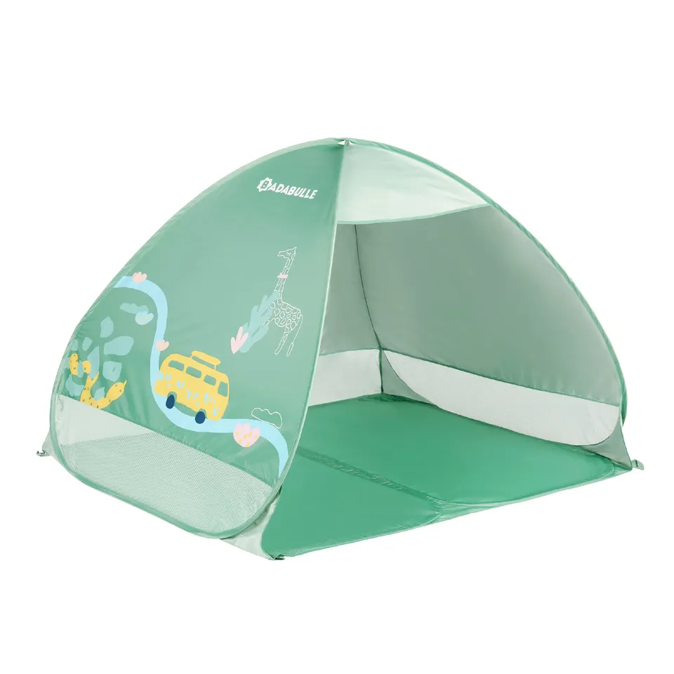 badabulle-strandmuschel-safari-pop-up-strandzelt-mit-uv-schutz-50-125-x-100-x-85 image 1