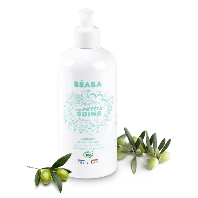b-aba-liniment-f-r-babys-500ml-cosmebio-zertifiziert-bio-oliven-l-100-nat-rliche image 1