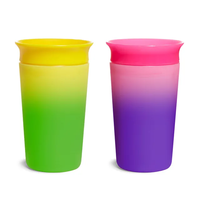 munchkin-miracle-360-trinkbecher-2er-set-auslaufsichere-becher-mit-farbwechselef image 1