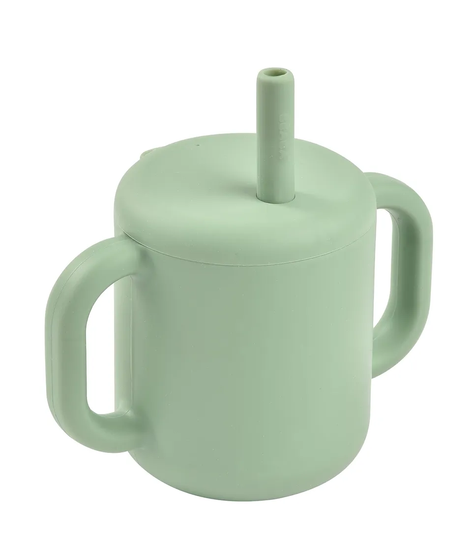 b-aba-silikon-strohhalmbecher-170-ml-lernbecher-mit-zwei-henkeln-abnehmbarem-str image 1