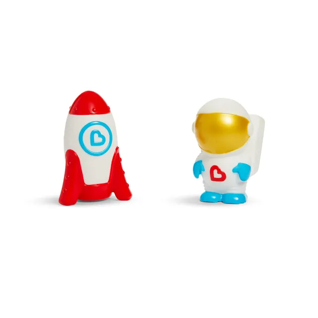 munchkin-galaxy-buddies-2er-set-wasserfeste-led-badeleuchten-astronaut-raumschif image 1