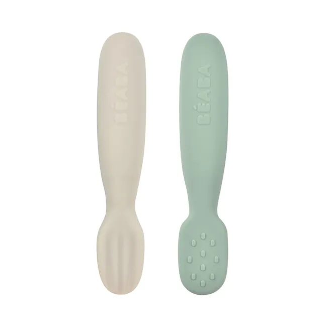 b-aba-babyl-ffel-2er-set-1-lebensjahr-silikon-pre-l-ffel-mit-ergonomischem-griff image 1
