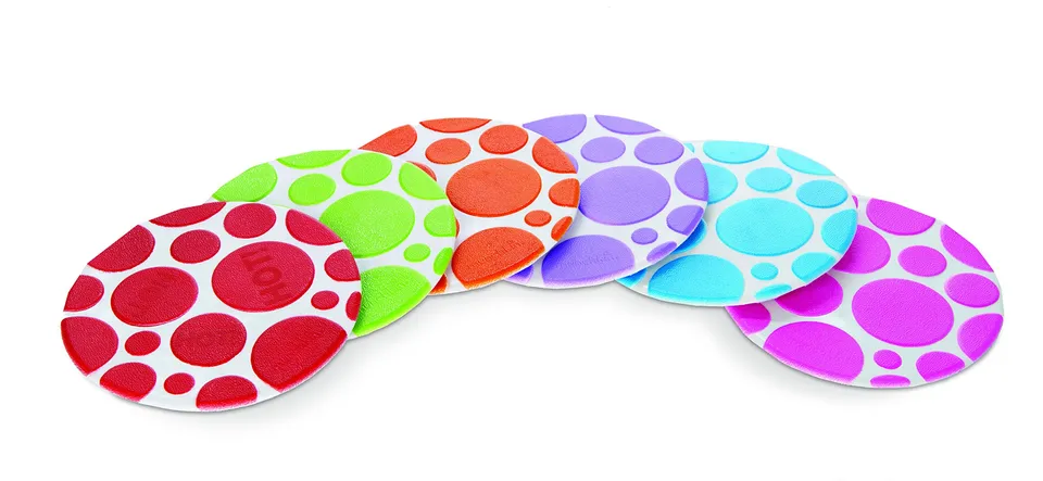 munchkin-grippy-dots-anti-rutsch-badewanneneinlage-6er-pack-mit-white-hot-temper image 1