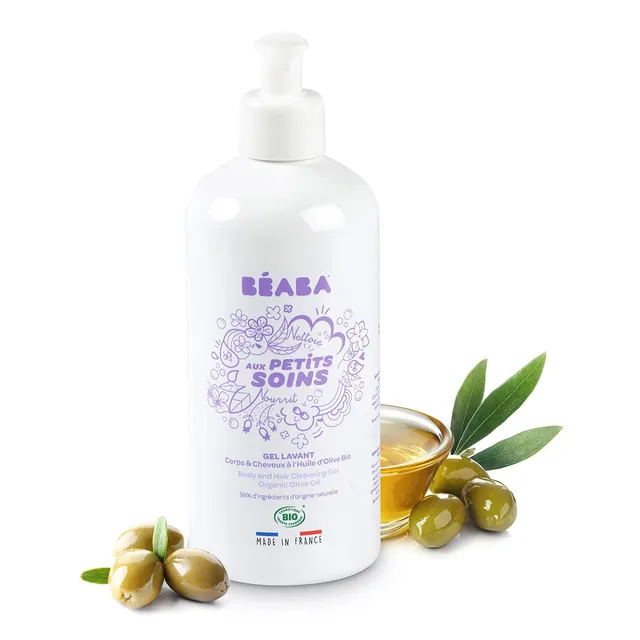 b-aba-waschgel-f-r-baby-k-rper-haare-500ml-cosmebio-zertifiziert-bio-oliven-l-bi image 1