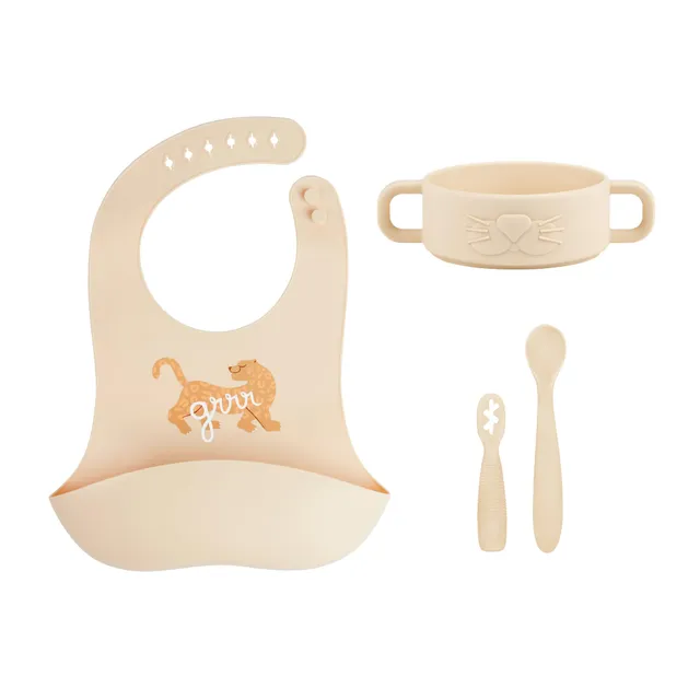 babymoov-mini-roar-geschirrset-4-teilig-aus-silikon-sch-ssel-mit-henkeln-2-babyl image 1