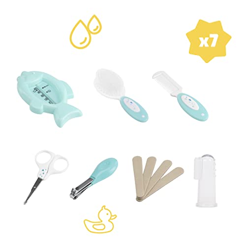 badabulle-baby-splash-pflegeset-7-teilig-babypflege-set-mit-thermometer-b-rste-k image 8