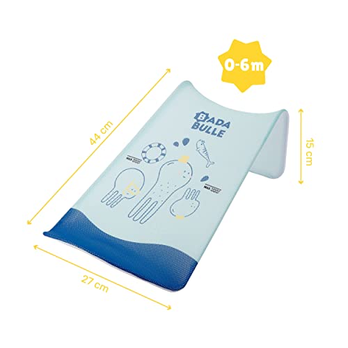 badabulle-badeliege-meerestiere-f-r-babys-0-6-monate-netzgewebe-marineblau-hellb image 8