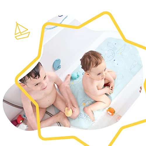 badabulle-xxl-badematte-meerestiere-91-x-40-cm-badewannenmatte-mit-temperatursen image 7