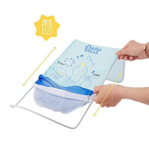 badabulle-badeliege-meerestiere-f-r-babys-0-6-monate-netzgewebe-marineblau-hellb image 7