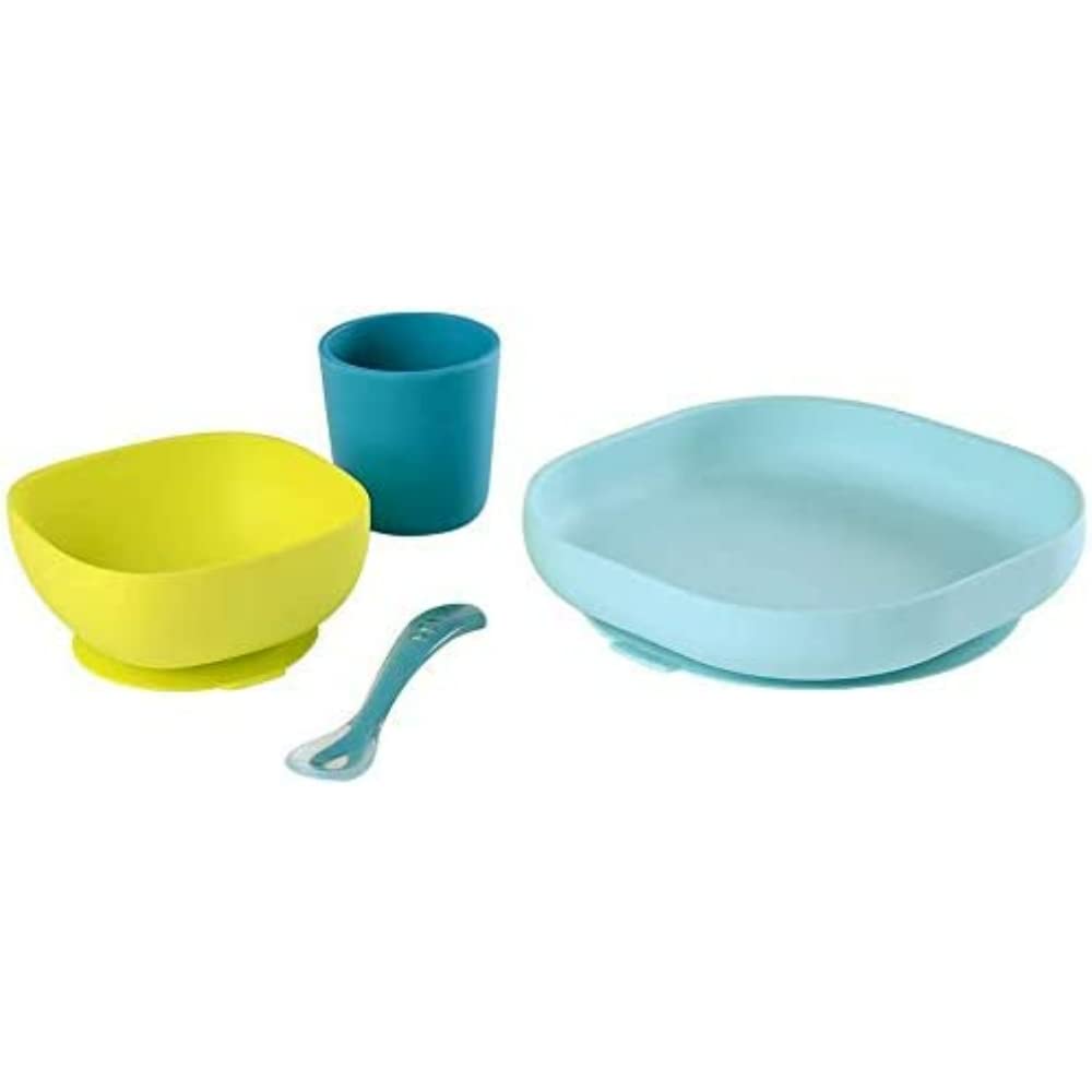 b-aba-silikon-essensset-f-r-babys-4-teilig-mit-saugnapf-teller-sch-ssel-glas-und image 2
