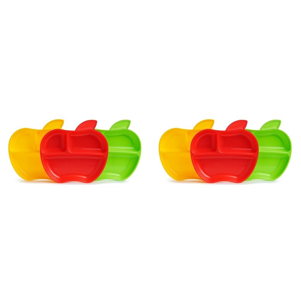 munchkin-lil-apple-getr-nkter-teller-3er-set-unterteilte-kleinkind-teller-in-apf image 6