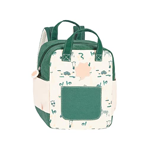 badabulle-kinderrucksack-safari-kinder-rucksack-aus-baumwoll-canvas-mit-namenset image 8
