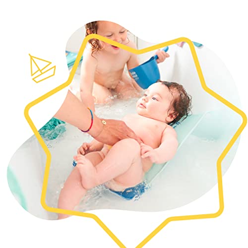 badabulle-badeliege-meerestiere-f-r-babys-0-6-monate-netzgewebe-marineblau-hellb image 6