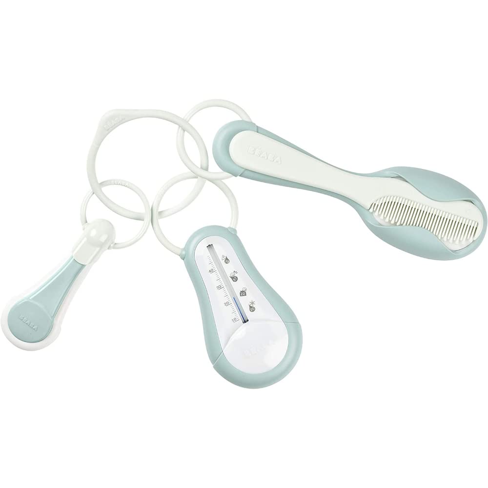 b-aba-pflegeset-f-r-babys-und-kinder-badethermometer-nagelknipser-kamm-haarb-rst image 1