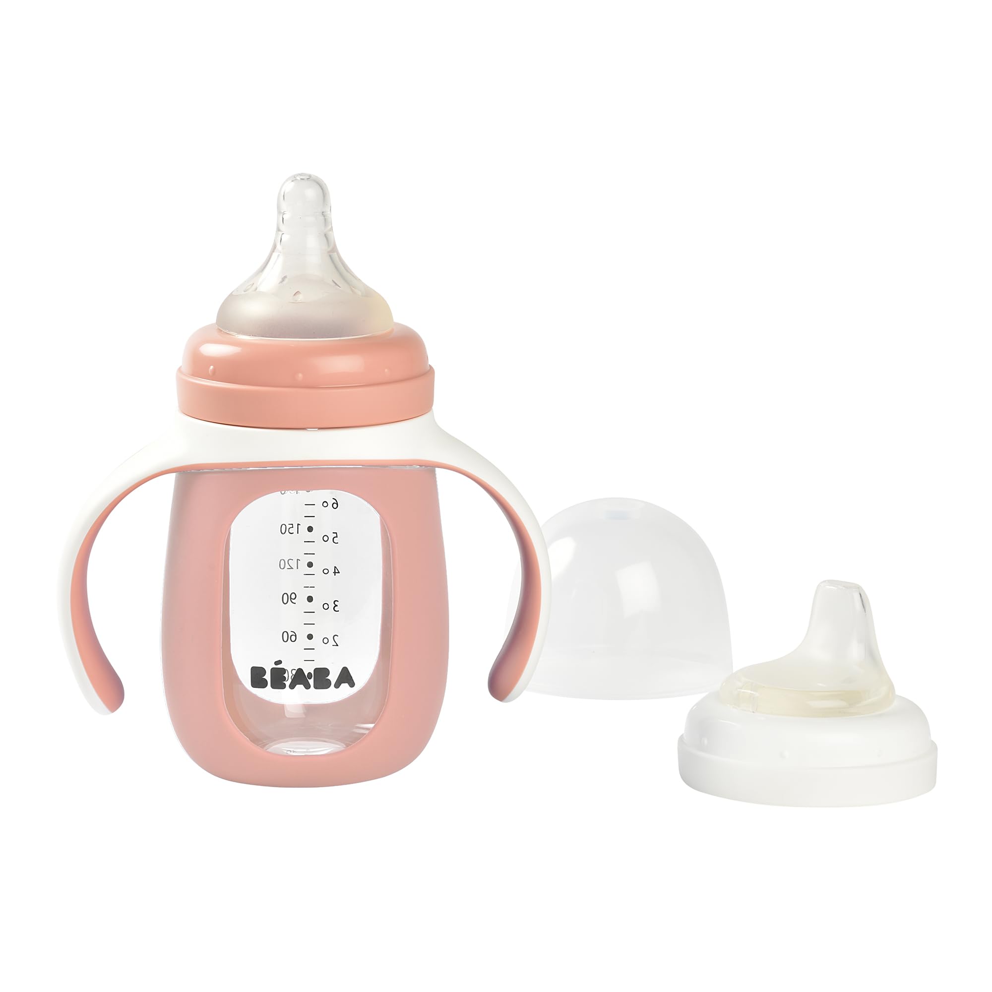 b-aba-trinklernbecher-2-in-1-glas-mit-silikonh-lle-100-wasserdicht-abnehmbare-gr image 4