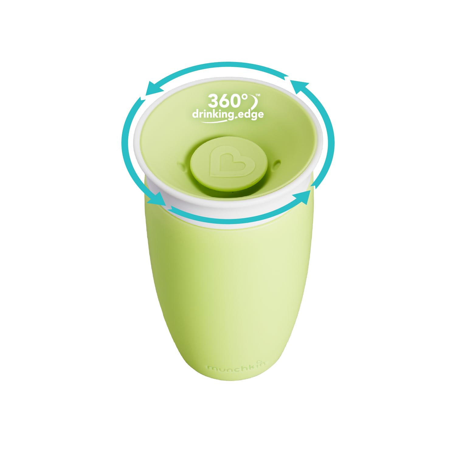 munchkin-miracle-360-trinkbecher-296-ml-bpa-frei-auslaufsicher-gr-n-ab-12-monate image 2