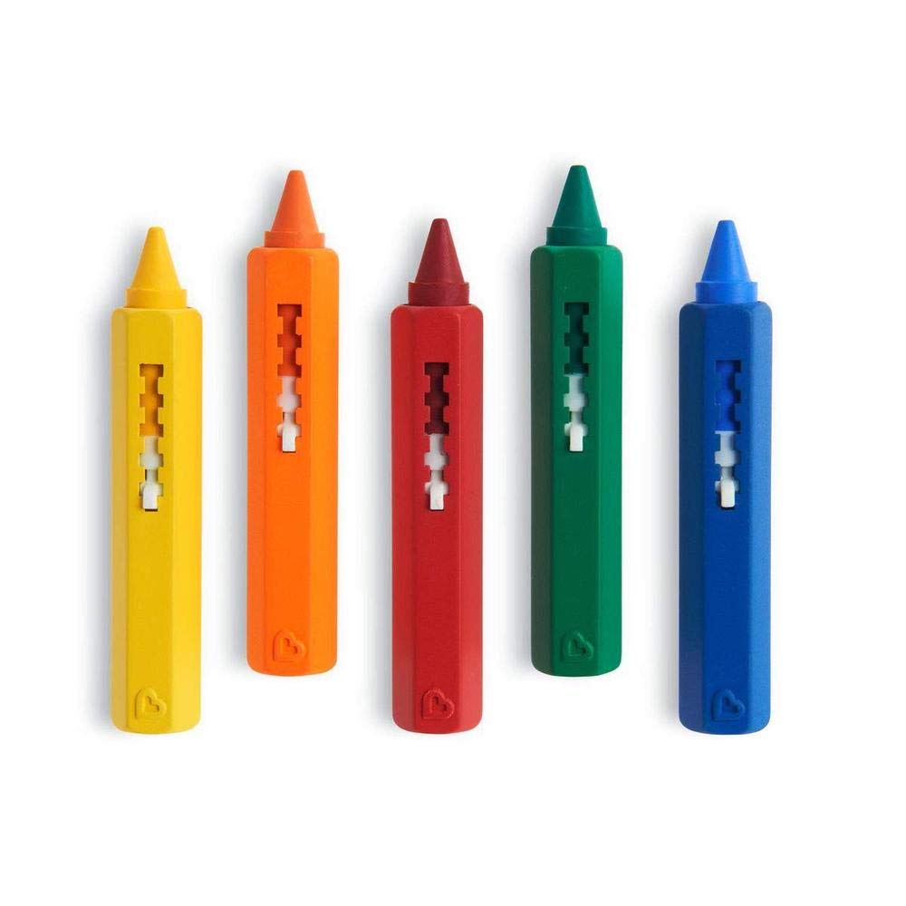 munchkin-badefarben-badekreide-set-5-farbenfrohe-abwaschbare-badestifte-f-r-flie image 5