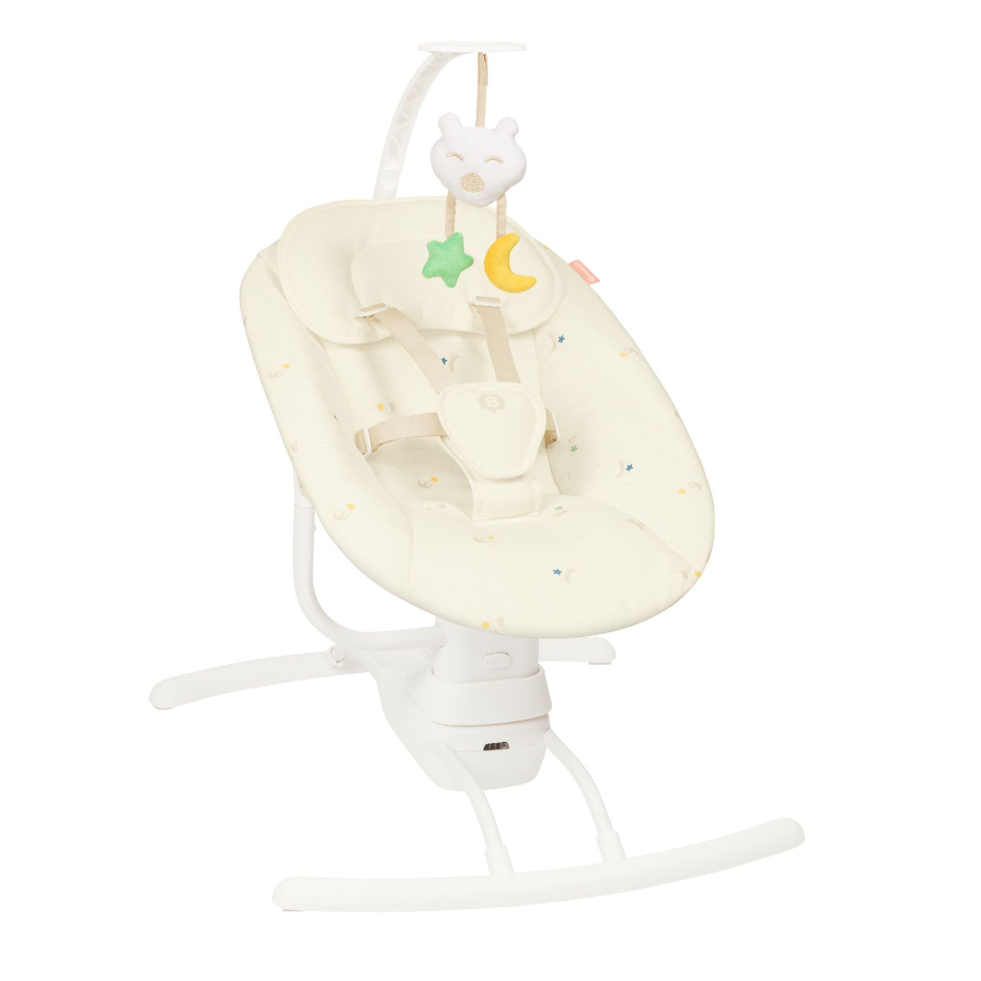 badabulle-elektrische-babyschaukel-buddy-seitliche-schaukelfunktion-3-geschwindi image 1