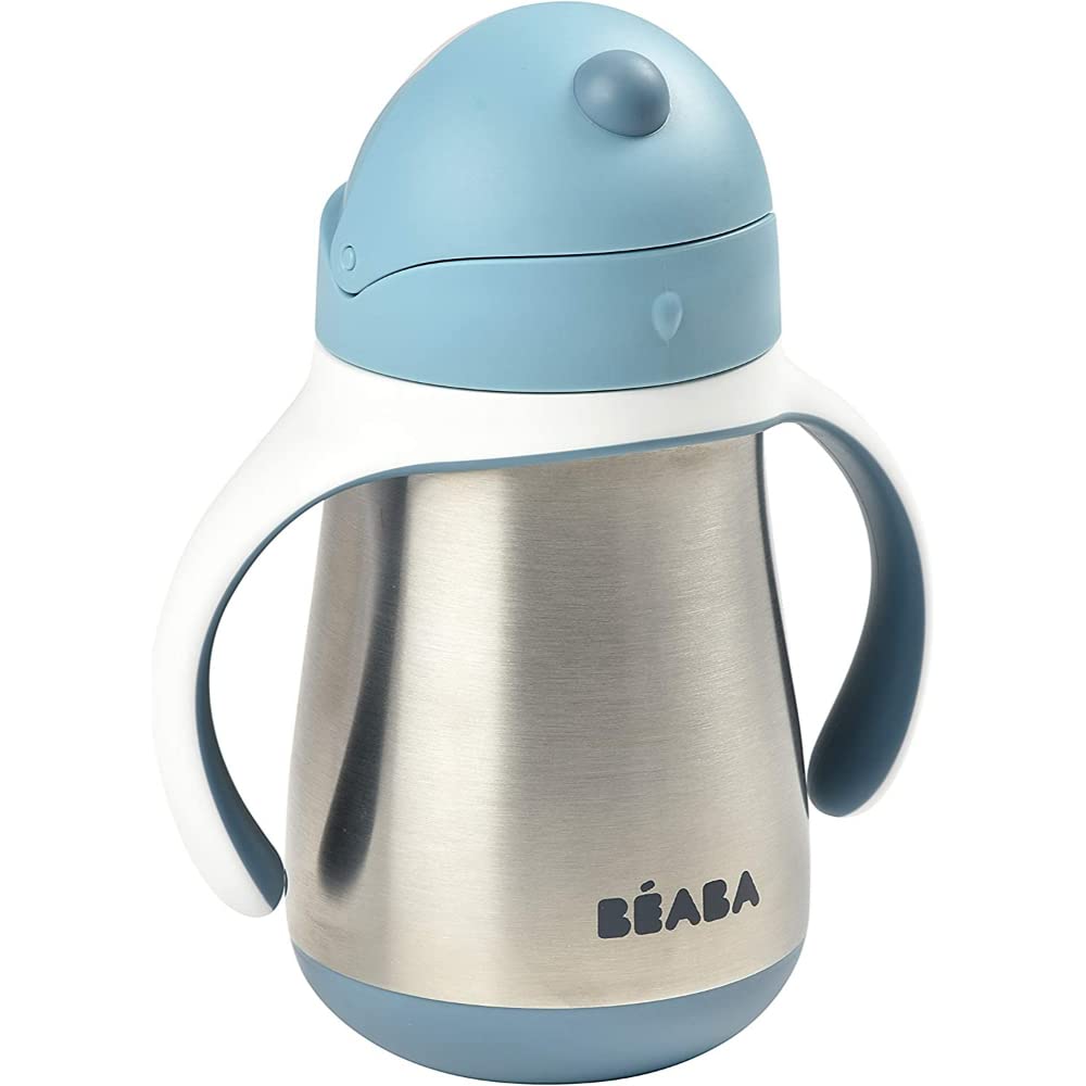 b-aba-trinklernbecher-2-in-1-mit-strohhalm-250-ml-edelstahl-100-auslaufsicher-ab image 2
