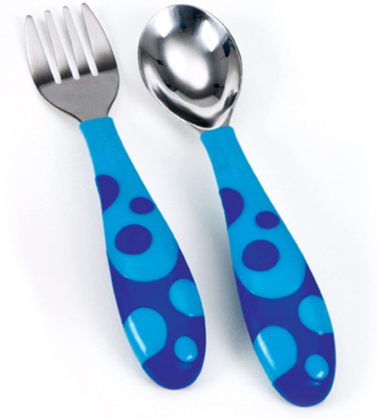 munchkin-gabel-und-l-ffel-set-f-r-kleinkinder-1-gabel-1-l-ffel-abgerundete-metal image 2