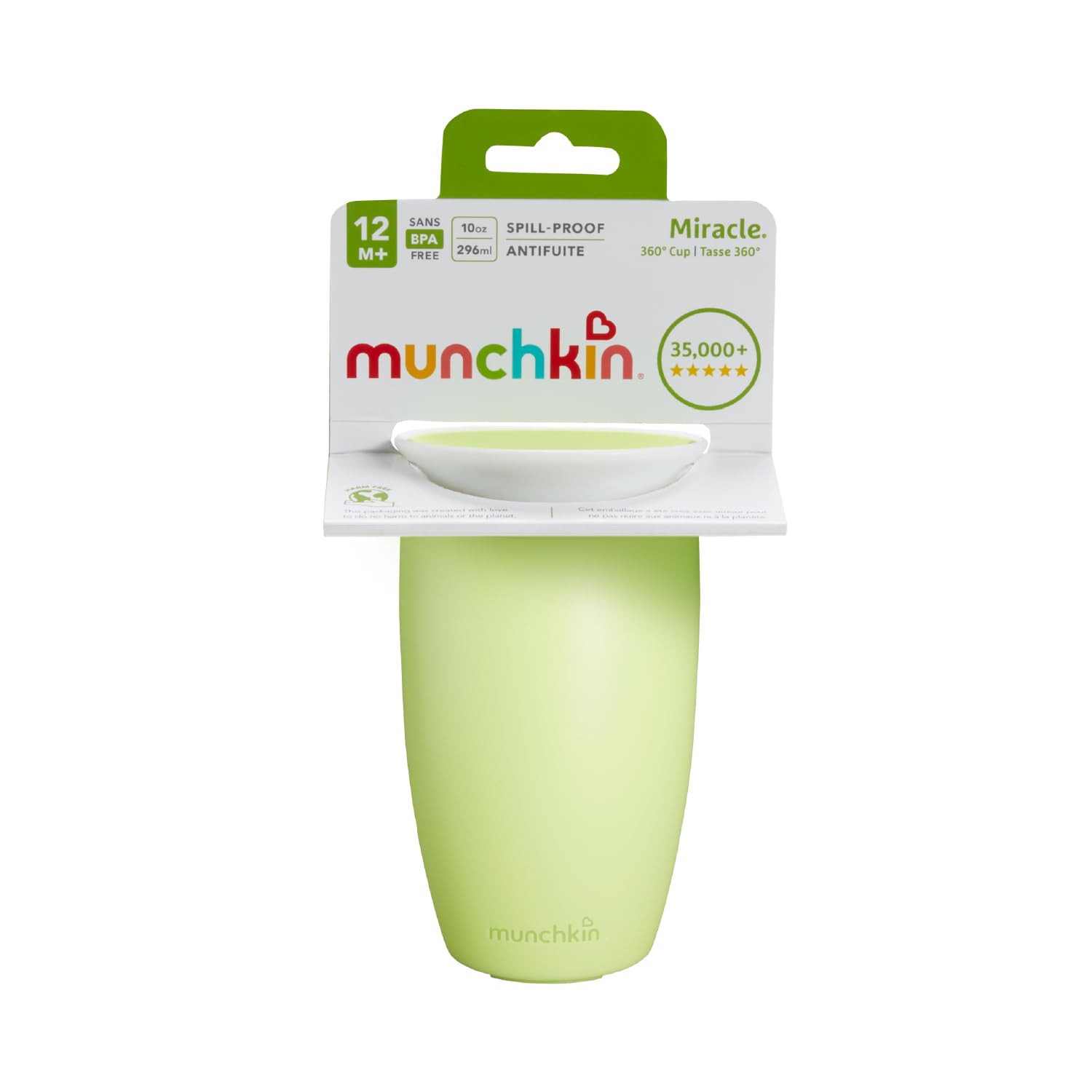 munchkin-miracle-360-trinkbecher-296-ml-bpa-frei-auslaufsicher-gr-n-ab-12-monate image 8