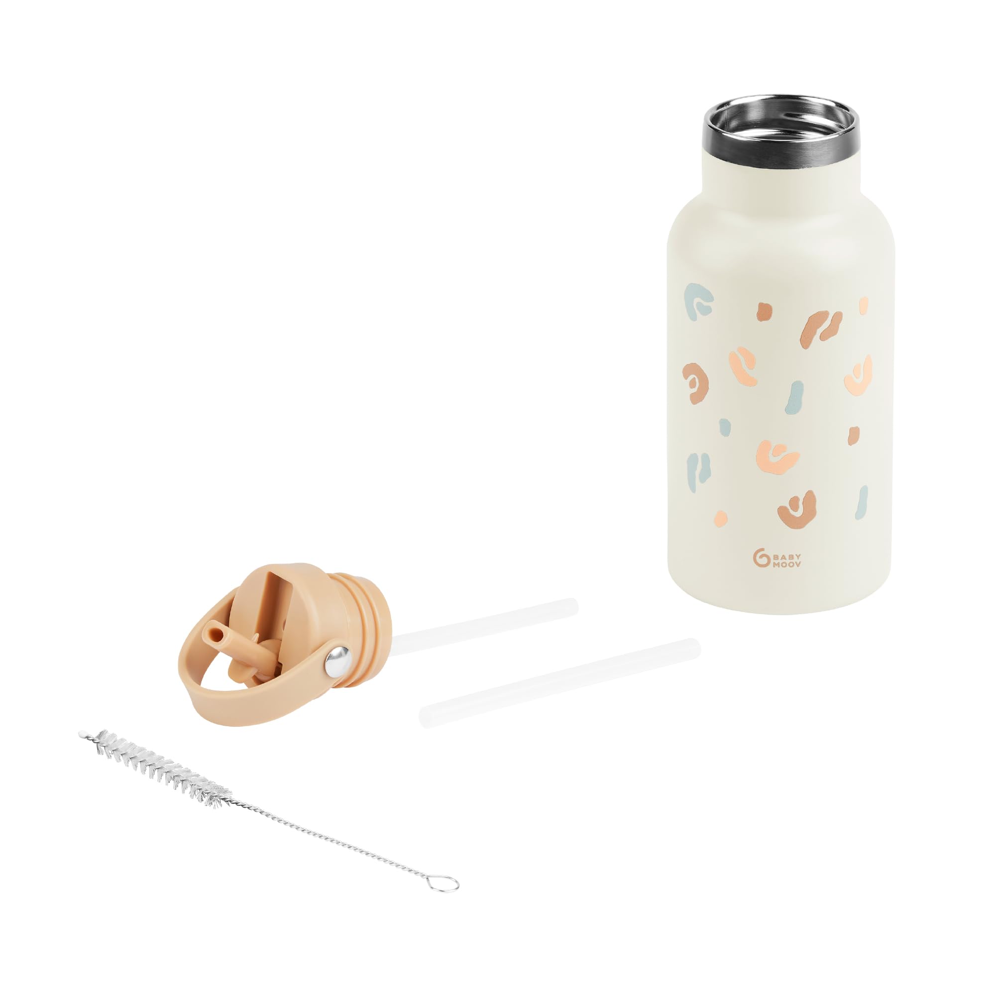 babymoov-little-explorer-edelstahl-trinkflasche-kinder-350-ml-ivory-isoliert-mit image 7