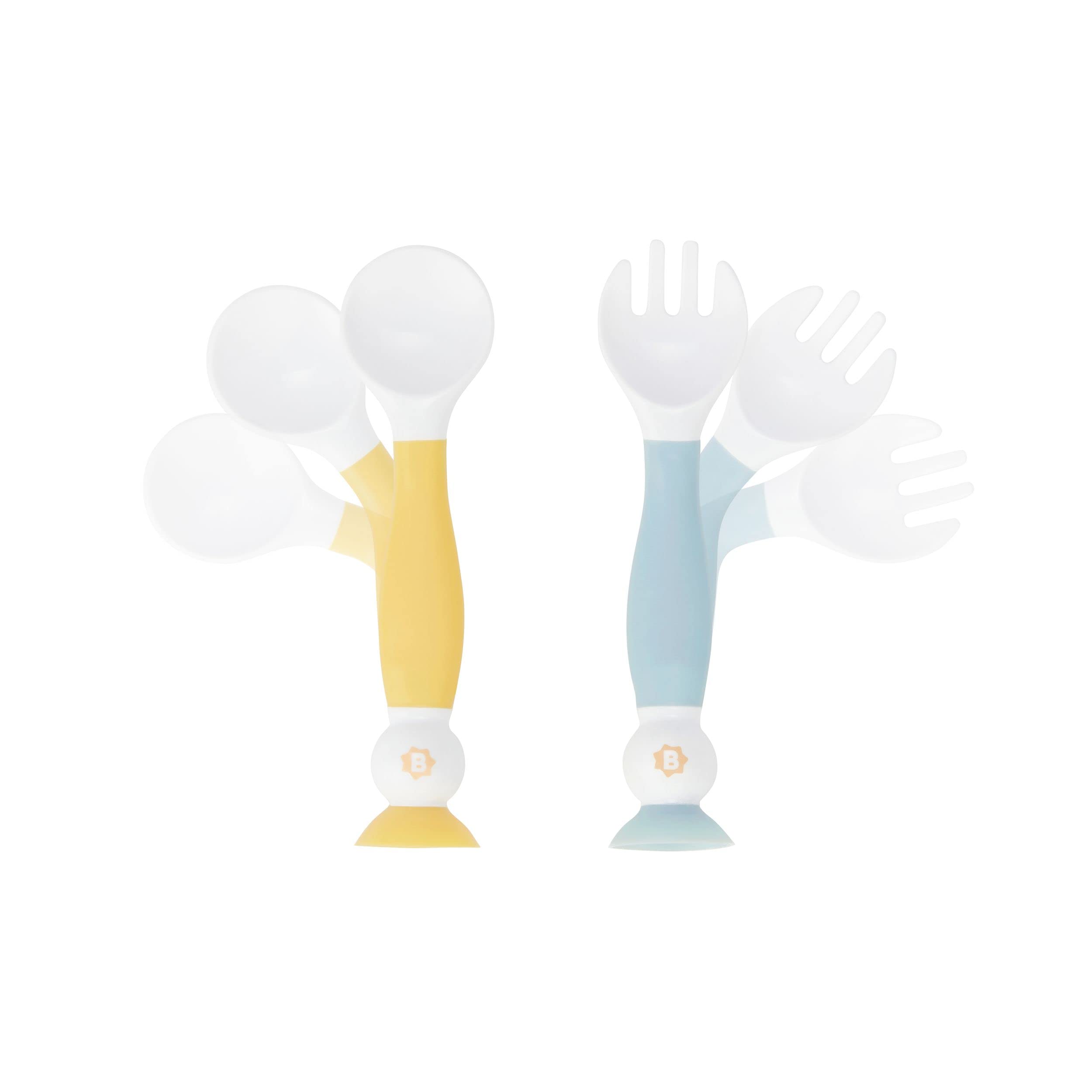 badabulle-2-teiliges-esslernbesteck-flexibler-l-ffel-und-gabel-beidh-ndig-geeign image 1