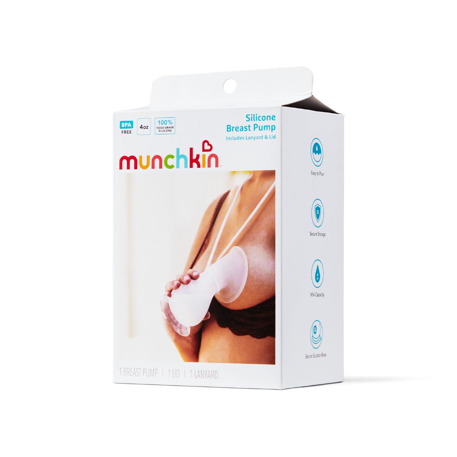 munchkin-silikon-milchpumpe-manuelle-stillpumpe-120-ml-fassungsverm-gen-ergonomi image 6