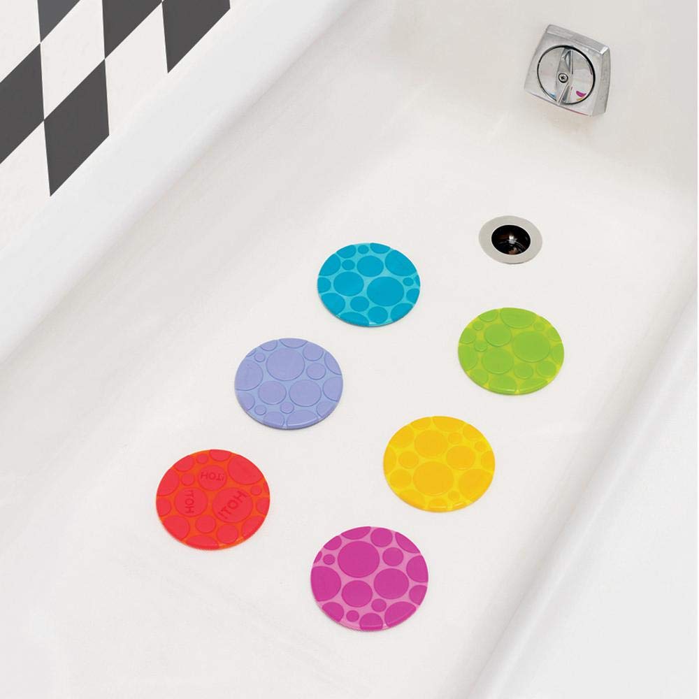 munchkin-grippy-dots-anti-rutsch-badewanneneinlage-6er-pack-mit-white-hot-temper image 7