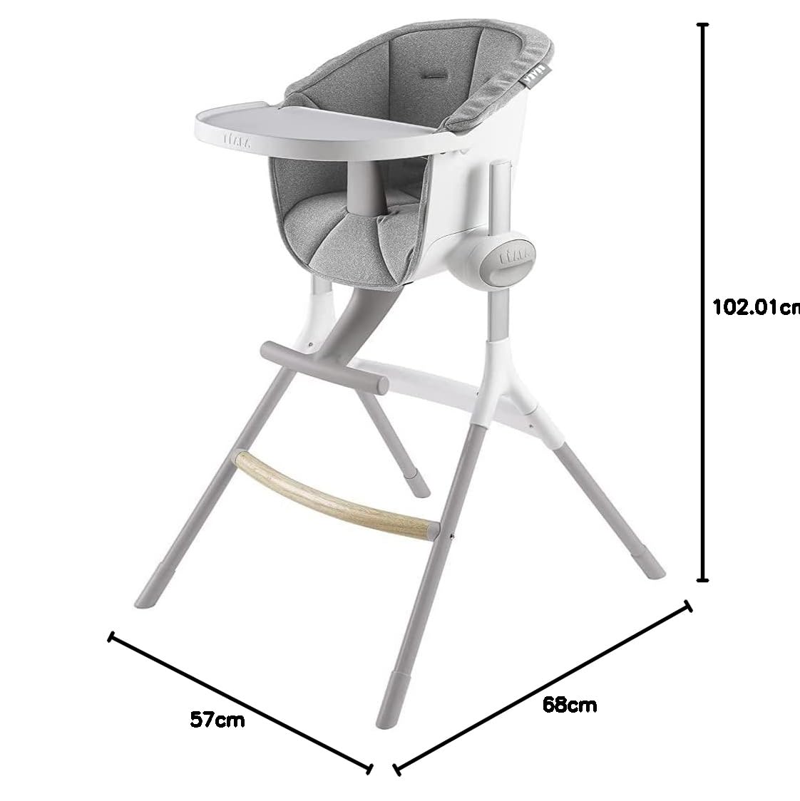b-aba-hochstuhl-up-down-ergonomisch-mitwachsend-6-h-henpositionen-abnehmbares-es image 7