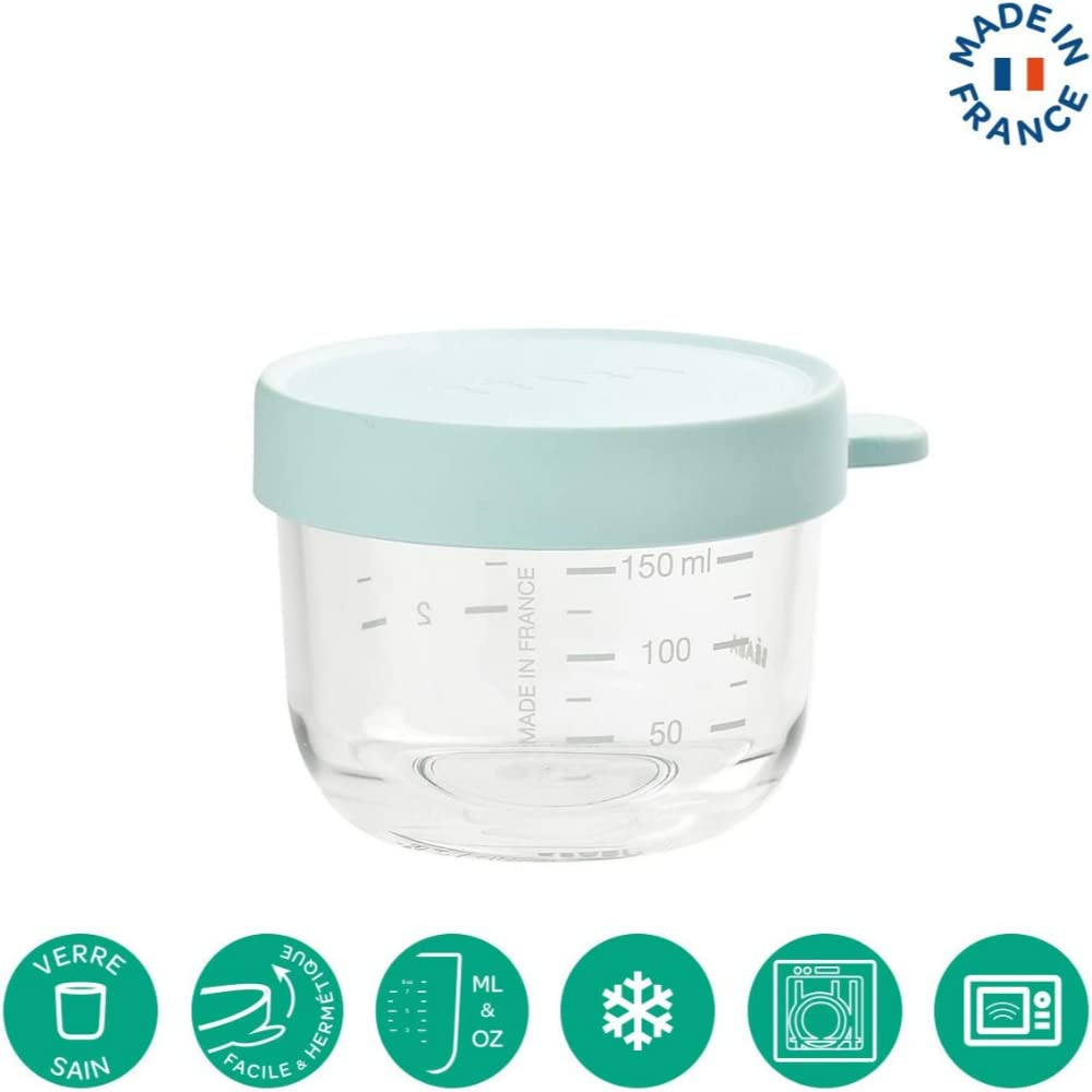 b-aba-aufbewahrungsbeh-lter-glas-150-ml-hitzebest-ndiger-breiglasbeh-lter-mit-he image 2