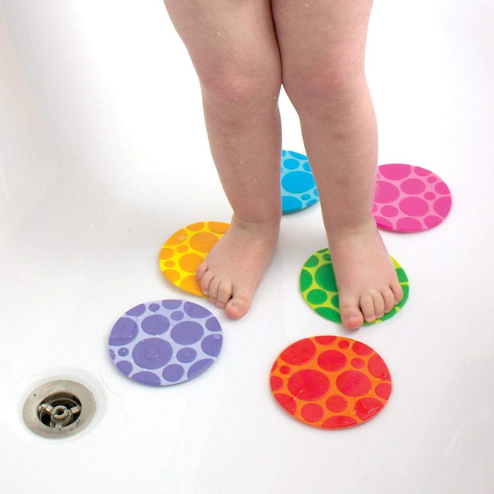 munchkin-grippy-dots-anti-rutsch-badewanneneinlage-6er-pack-mit-white-hot-temper image 6
