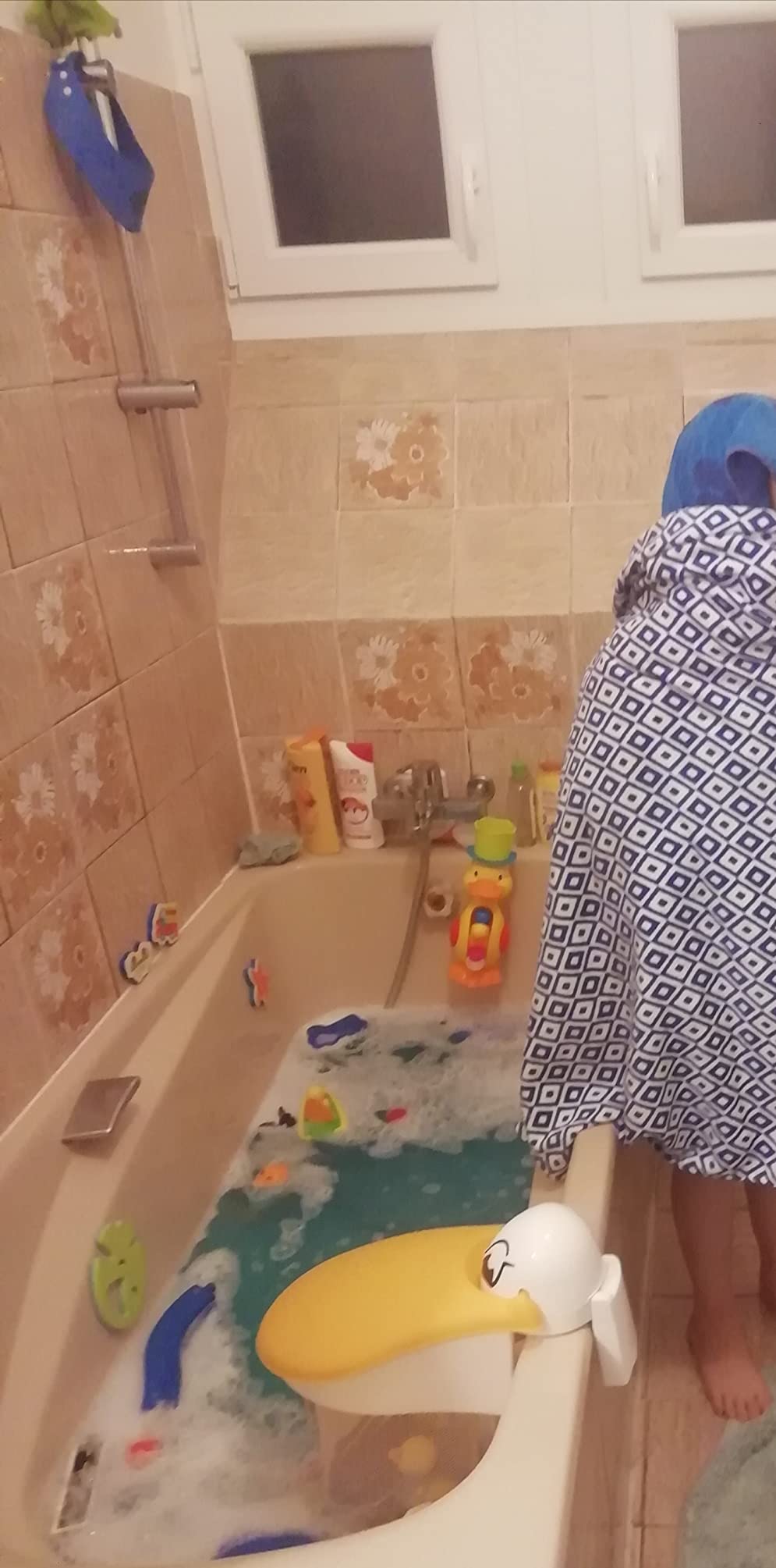 Endlich will meine Tochter baden